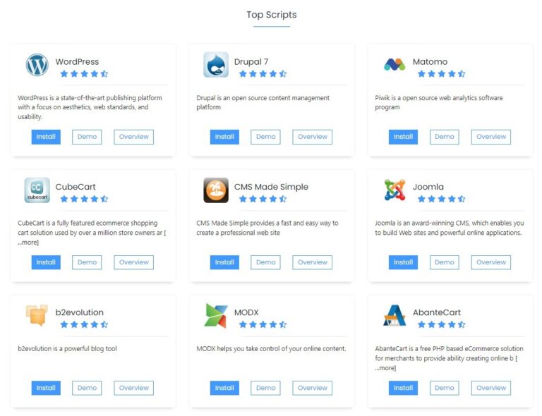 Softaculous Apps Installer | Dark Horse Virtue Pro Suite Website Hosting